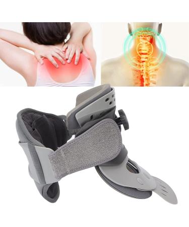 Adjustable Ininosnp Neck Traction Device - Cervical Spine Support & Warmth for Neck Pain Relief - Buy Online on GoSupps.com