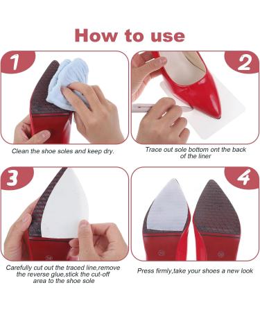 Non-Slip Shoe Pads & Sole Protectors for High Heels - Clear Shoe Grips & Bottom Cushions for Women | International Shipping - Buy Online on GoSupps.com