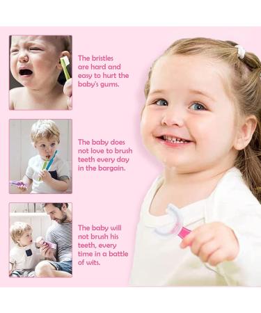 MIVAIUN 6Pcs Kids U-Shaped Training Toothbrushes for Children aged 2-12 | All-Round Oral Care Teeth Brush for Toddlers | Manual Toothbrush for Whole Mouth Cleaning - Buy Online on GoSupps.com