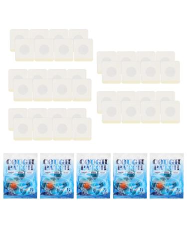 Cough Patch 40 Pcs Cough Relief Chest Cold Suppressant Sticker Acupoint Physiotherapy Pad