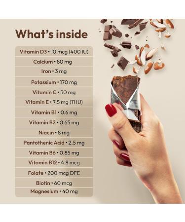 Andrew Lessman Secure Complete Meal Replacement Bars - Chocolate Brownie Almond Crunch - 12 Bar  - Buy Online on GoSupps.com