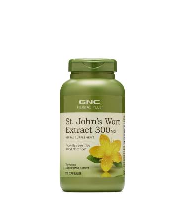 GNC Herbal Plus St. Johns Wort Extract 300MG 200 caps