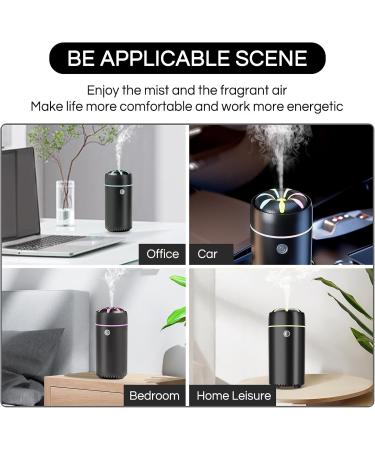 Car Humidifier & Diffuser - USB Essential Oil Air Freshener for Car Home & Office (Black Upgrade - Buy Online on GoSupps.com