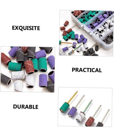 MERRYHAPY 1 Set Nail Polish Set White Sanding Bands for Nail Drill Nail Kits Manicure Tools Professional Nail Drill Manicure Buffing Sanding Bands for Nail Drill Fine Grit Nail Tool Alloy - Buy Online on GoSupps.com