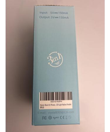 Buy Electric Razor for Women | Waterproof Bikini Trimmer & Shaver for Face Legs Armpits | Painless Wireless with LED Light - Buy Online on GoSupps.com