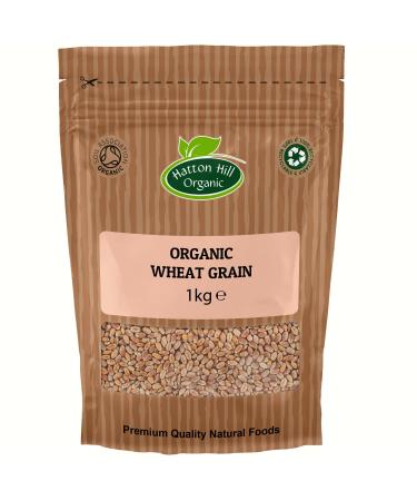 Organic Wheat Grain 1kg by Hatton Hill Organic - Free UK Delivery - Buy Online on GoSupps.com
