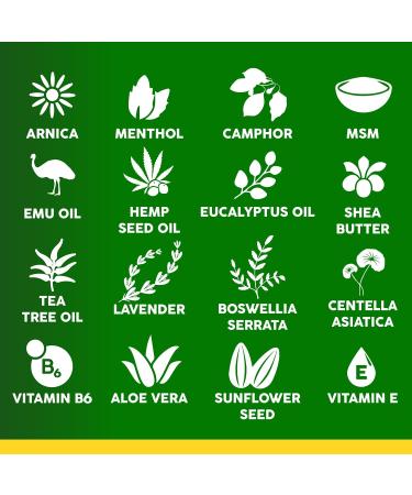 Ebanel Bundle of Pain Relief Cream Arnica Menthol 2 Oz and Fungus Treatment 1 Oz - Buy Online on GoSupps.com