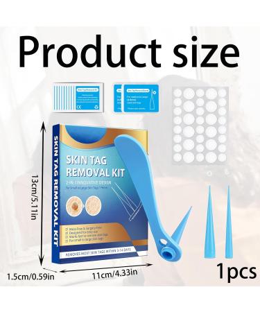 TYVOM 2-in-1 Skin Tag Removal Kit for Most Body Parts | Easy DIY at Home Skin Tag Removal Patches & Bands | Remove Small to Large Skin Tags (2mm-8mm) - Buy Online on GoSupps.com