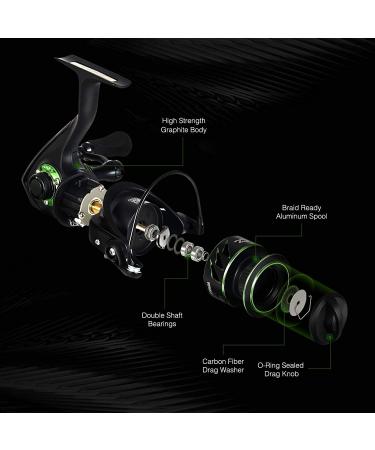 Piscifun Viper X Spinning Reel - Ultralight High Speed Fishing Reel 10+1BB Carbon Fiber 33 LB Max Drag - 500 Series - Buy Online on GoSupps.com