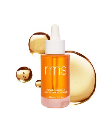 RMS Beauty Kakadu Beauty Oil - Natural Vitamin C Face Oil Antioxidant Hydrating Facial Oil Skincare Makeup Prep Improves Texture 1 Fl Oz (Pack of 1) Multicoloured