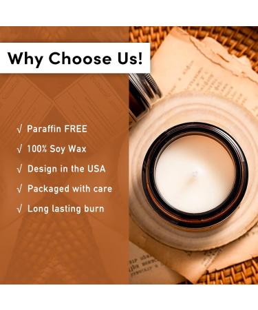 Organic White Tea Scented Candle - Hand-Poured Soy Wax Candle | Ideal Gifts for Women Men Families & Friends - Perfect for Birthdays Holidays & Relaxation (7oz - Buy Online on GoSupps.com