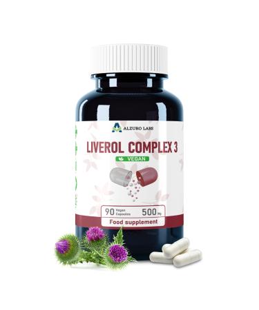 DG Supplements Liver complex 3 4650mg 90 Vegan Capsules Highdose Milk Thistle Chanca Piedra & NAcetylCysteine NAC Delivery support Independently Tested GMP Certified