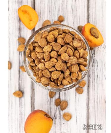 Sareks Organic Raw Bitter Apricot Seeds - 10oz Resealable Bag | USDA Certified, Non-GMO, Raw, Kosher, Vegan, Gluten-Free - Buy Online on GoSupps.com