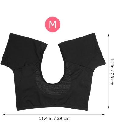 Milist Women's Armpit Pads - Absorbent Sweat Pads for Stains & Odor | Breathable & Comfortable Forearm Pads (M 1 Pack Black) - Buy Online on GoSupps.com