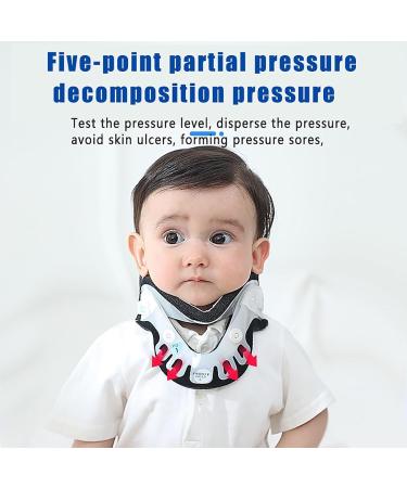Kids Neck Brace with Occipital Support Breathable Open Design Five-Point Partial Pressure Structure and Adjustable Elasticity Children's Cervical Collar(Size:Small) - Buy Online on GoSupps.com