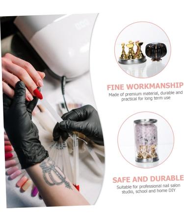 Beavorty 1 Set nail holder pedicure tip stand fake nail tip stand pedicure stand false nail tip holder nail art display rack nail display stand Nail Art Tool alloy Metal 8.15x4.5cm Assorted Color - Buy Online on GoSupps.com