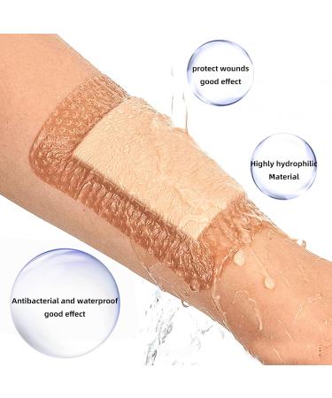Buy Silicone Foam Dressings - 4x4 Waterproof Adhesive Wound Bandage for Bedsore Care | High Absorbency Painless Removal - 5 Pack - Buy Online on GoSupps.com