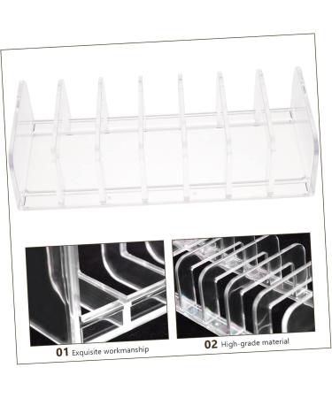 ABOOFAN 5pcs Eye Shadow Storage Box Clear Blush Cosmetic Organizer Household Cosmetics Organizer Makeup Grid - Buy Online on GoSupps.com