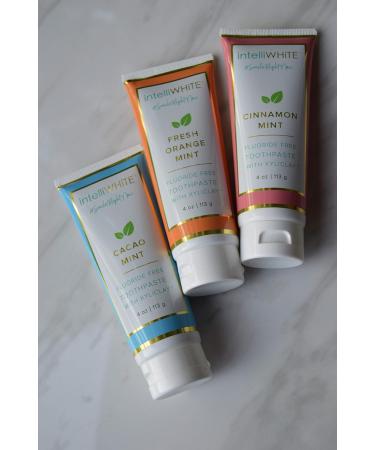 Naturally Crafted Fresh Orange-Mint Fluoride-Free Toothpaste - Cleans & Polishes with Aloe Vera & Bentonite Clay Non-Toxic Made in the USA 4oz - Buy Online on GoSupps.com