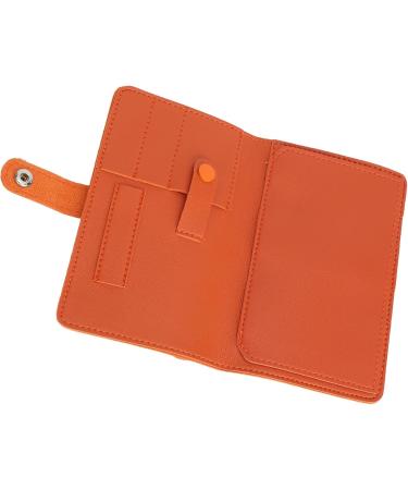 Nail Tips Storage Container Bag Portable PU Zipper Multipurpose Nail Drill Bits Organizer Bag for Salon (Orange) - Buy Online on GoSupps.com