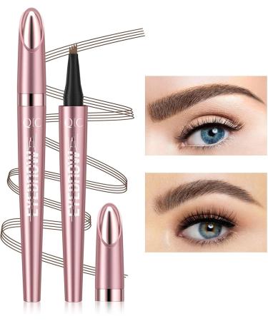  Anifer (02 Dark Brown) Microblading eyebrow pencil eyebrow pencil for hair drawing eyebrow pencil with split tip eyebrow pencil for microblading effect. - Buy Online on GoSupps.com