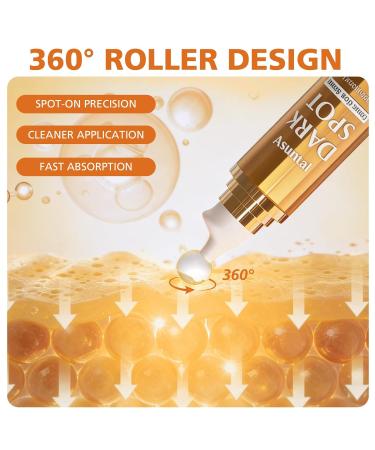 Dark Spot Remover For Face Skin Care Serum Dark Spot Corrector For Face Age Spot Remover with Massage Roller (0.67 Fl Oz) Unscented - Buy Online on GoSupps.com