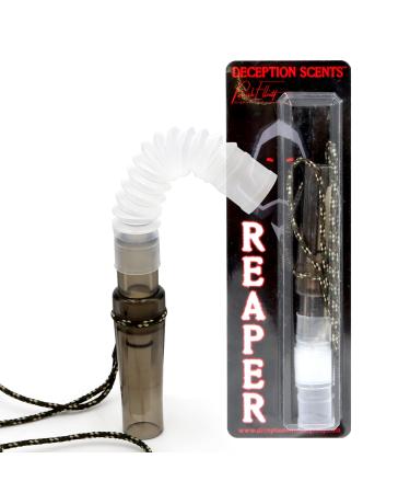 Deception Reaper Buck Call - Innovative Wide Vocalization Range Deer Grunt Call for Whitetail Deer, Fallow Deer Call - Anti-Stick Grunt Tube and Fawn Call for Hunting - Ideal for Getting Game Up Close