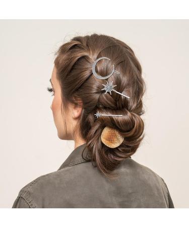 Beaupretty 2 Sets Hair Clip Set Star Barrettes Star Hairpins Rhinestone Star Hair Pins Rhinestone Barrette Hair Clips Bride Hair Clip Delicate Headdress Alloy Crystal Automatic Buckle Miss - Buy Online on GoSupps.com