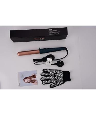 32mm Professional Ceramic Curling Wand for Long Beach Waves - Adjustable Temperature, Dual Voltage - Rose Gold - Buy Online on GoSupps.com