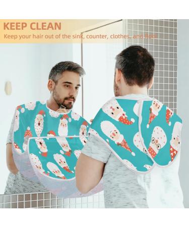 Beard Bib Apron for Men | Non-Stick Waterproof Hair Catcher | Perfect for Shaving & Grooming | Ideal Christmas Gift - Buy Online on GoSupps.com