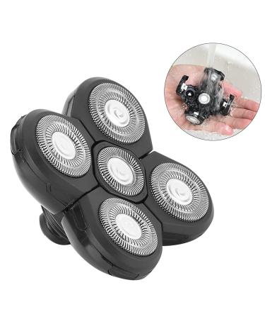 Electric Beard Shaver Carver - 5 Blade Rotary Head Replacement for Men | Bald Head Grooming Kit & Facial Trimmer Accessory - Buy Online on GoSupps.com
