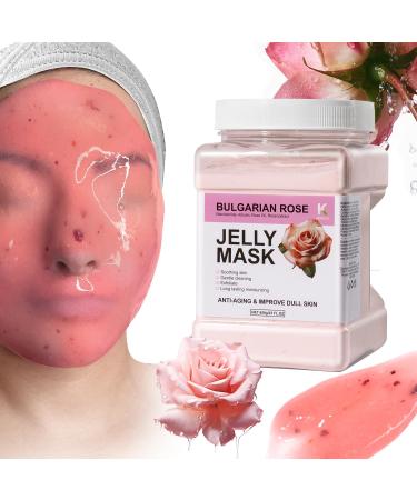 Bulgarian Rose Jelly Masks For Facials Professional Rose Masks Powder Facial Mask Hydrojelly Jelly Gel Face Mask For Peel Off Smooth & Hydrating Mask for Face Skin Care Of Home Spa