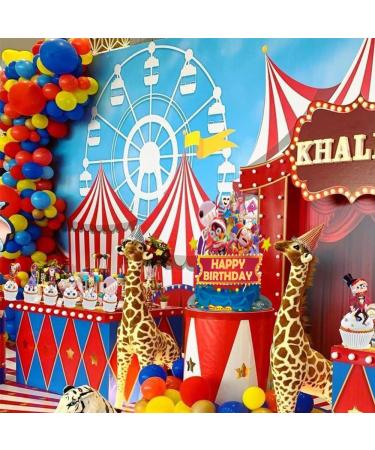 The Digital Circus Paper Cupcake Topper Set of 24 Pcs Jax and Pomni Cupcake Decorations and 1 Cake Topper - Buy Online on GoSupps.com