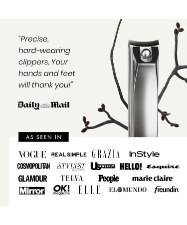 Nail Clippers by Eclat Fingernail Clippers and Toenail Clippers with Nail File in 410 Stainless Steel Alloy for Durability in Improved Design Nail Clippers Stainless Nail Clippers for Fingernail and Toenail - Buy Online on GoSupps.com