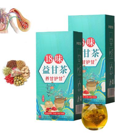 18 Flavors Liver Care Tea 18 Flavors of Liver Protection Tea Daily Liver Nourishing Tea Nourishing Liver and Protecting Liver Tea Everyday Nourishing Liver Tea Healthy Liver Function 5gx30 bags (2Box)