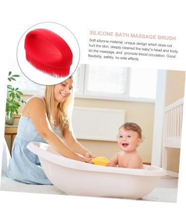 FRCOLOR Silicone Bath Brush - Exfoliating Body Scrubber for Gentle Cleaning and Exfoliation - Buy Online on GoSupps.com