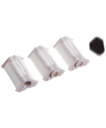 Dennerle Corner Filter Element 40/60 pack of 3 - 3x filter element including 1 filter sponge - replacement cartridge for corner filter