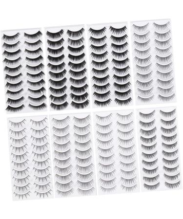 minkissy 80 Pairs Stick on Eyelashes Long Fake Eyelashes Lashes for Women Thickness Eyelashes Makeup Eyelash Beauty Favors Supplies Fluffy False Eyelashes Reusable Eyelashes Dense 3D Cart - Buy Online on GoSupps.com