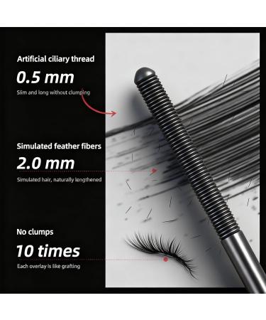 Eyelash MascaraLong Lasting Volumizing Curly Voluminous Mascara for Black Eyelashes for Women For Women And Girls For Daily Use Work Parties Wedding And - Buy Online on GoSupps.com