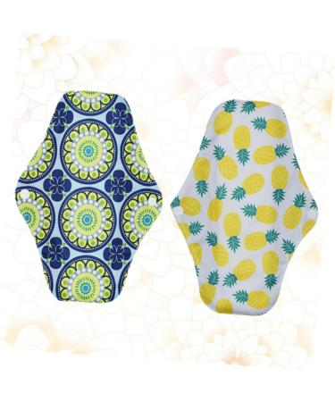 Lurrose 2pcs Cotton Undies for Women - Reusable Menstrual Pads | Washable Period Napkins | Cloth Nursing Mat | Eco-Friendly Menstrual Panties - Buy Online on GoSupps.com