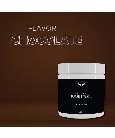 LMDIFY Natural Chocolate Toothpaste | Fluoride-Free Calcium Bentonite Clay 4 oz - Shop Internationally - Buy Online on GoSupps.com