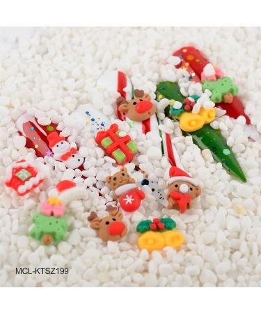 FEIlei 1Bag Resin Christmas Charms Christmas Flatback Decoration Ornaments for Nail Art Craft Making DIY Crafts - Buy Online on GoSupps.com