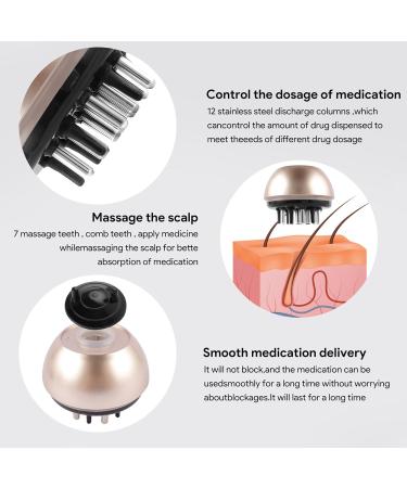 Rickmask Scalp Massage Brush | 2-in-1 Hair Applicator for Essential Oils & Treatments | International Shipping Available - Buy Online on GoSupps.com