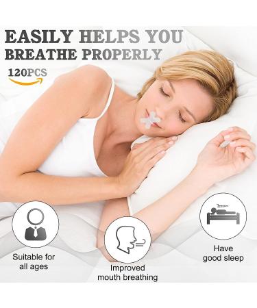 Mouth Tape for Sleeping 90 Pcs - Stop Snoring & Improve Nasal Breathing | Gentle Transparent Strips for Pain-Free Removal - 2023 New Sleep Aid - Buy Online on GoSupps.com
