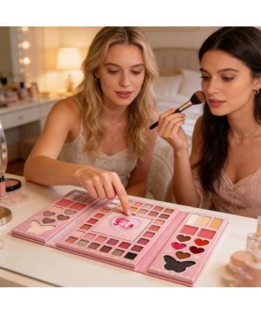 Eyeshadow Palette Pigmented Matte Cosmetic Set | 32-Color Makeup Blush Highlighter 0.08 kg | The Versatile All-in-One Beauty Kit Creates Stunning Everyday Looks - Buy Online on GoSupps.com