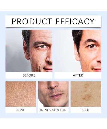 Men's Firming Toner - Facial Moisturizer For Hydration Deep Nourishment & Fine Lines Reduction Daily Skin Care(2PCS) - Buy Online on GoSupps.com