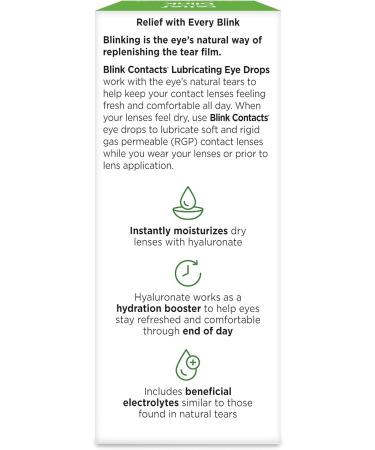 Buy Blink Contacts Lubricant Eye Drops - 0.34 oz (Pack of 4) | Fast International Shipping - Buy Online on GoSupps.com