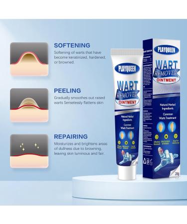 Fast Acting Wart Remover Ointment | Maximum Strength Wart Gel with Salicylic Acid | Effective Treatment for Common Plantar & Genital Warts - International Shipping Available - Buy Online on GoSupps.com