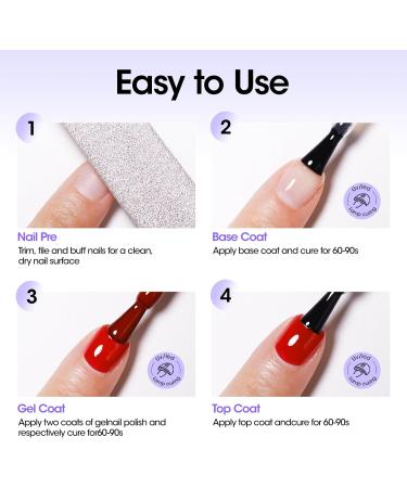 Gellen 2pcs 18ml No Wipe Gel Top Coat High Gloss Shiny Long Lasting Top Coat Gel Polish Professional Soak Off Clear UV Nail Lamp Gel Nail Polish Gel Nail Art for Home Salon Use 2pcs Top Coat - Buy Online on GoSupps.com