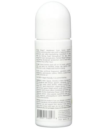 Herbal Magic Roll-On Deodorant Natural Home Health Solution, 3 fl oz - Buy Online on GoSupps.com